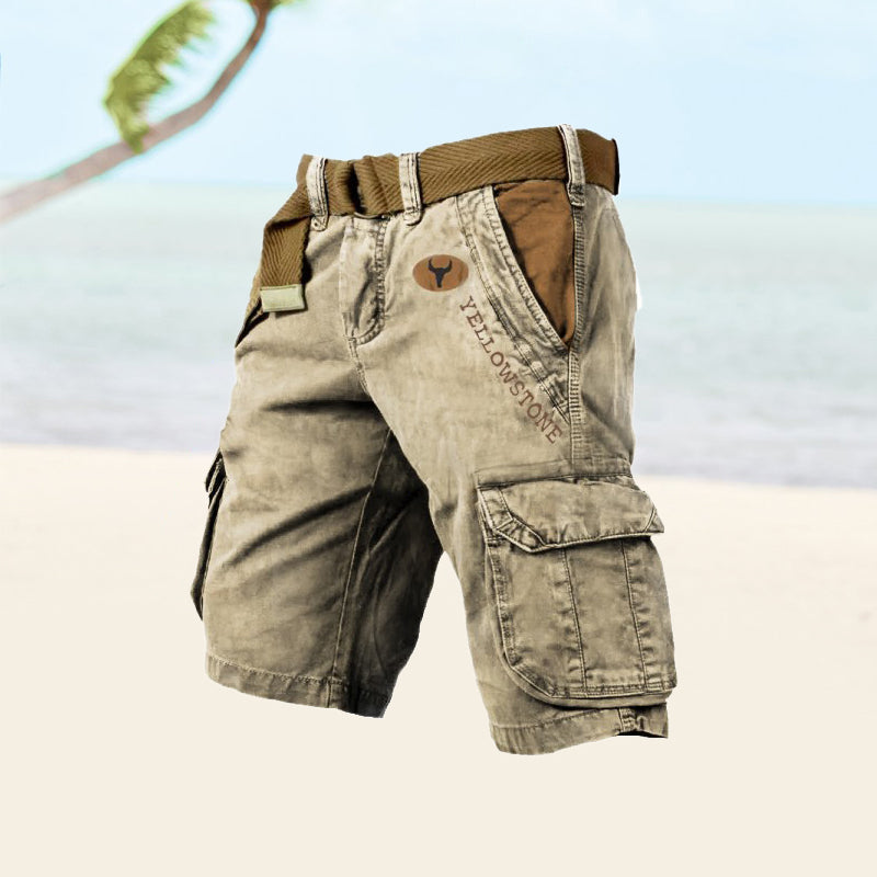 Men’s Yellowstone Cargo Shorts – Utility Style & Summer Comfort
