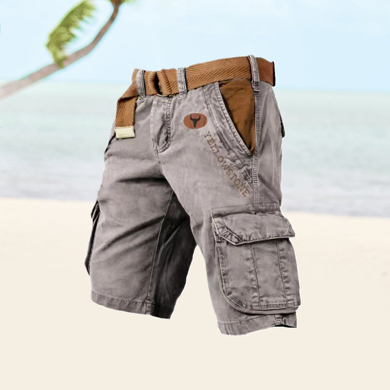 Men’s Yellowstone Cargo Shorts – Utility Style & Summer Comfort