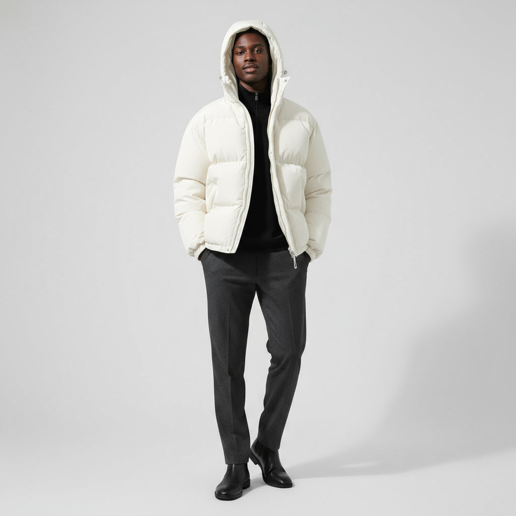 Men’s Essential Puffer Jacket – Warm Lightweight