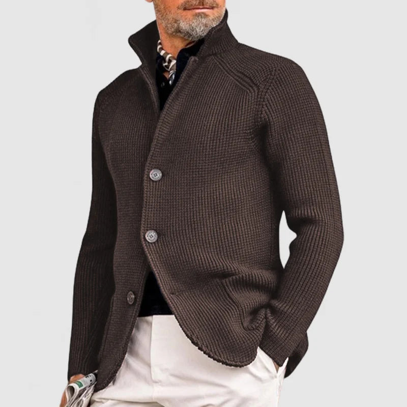 Men’s Premium Knitted Button Jacket – Soft, Warm & Smart Casual