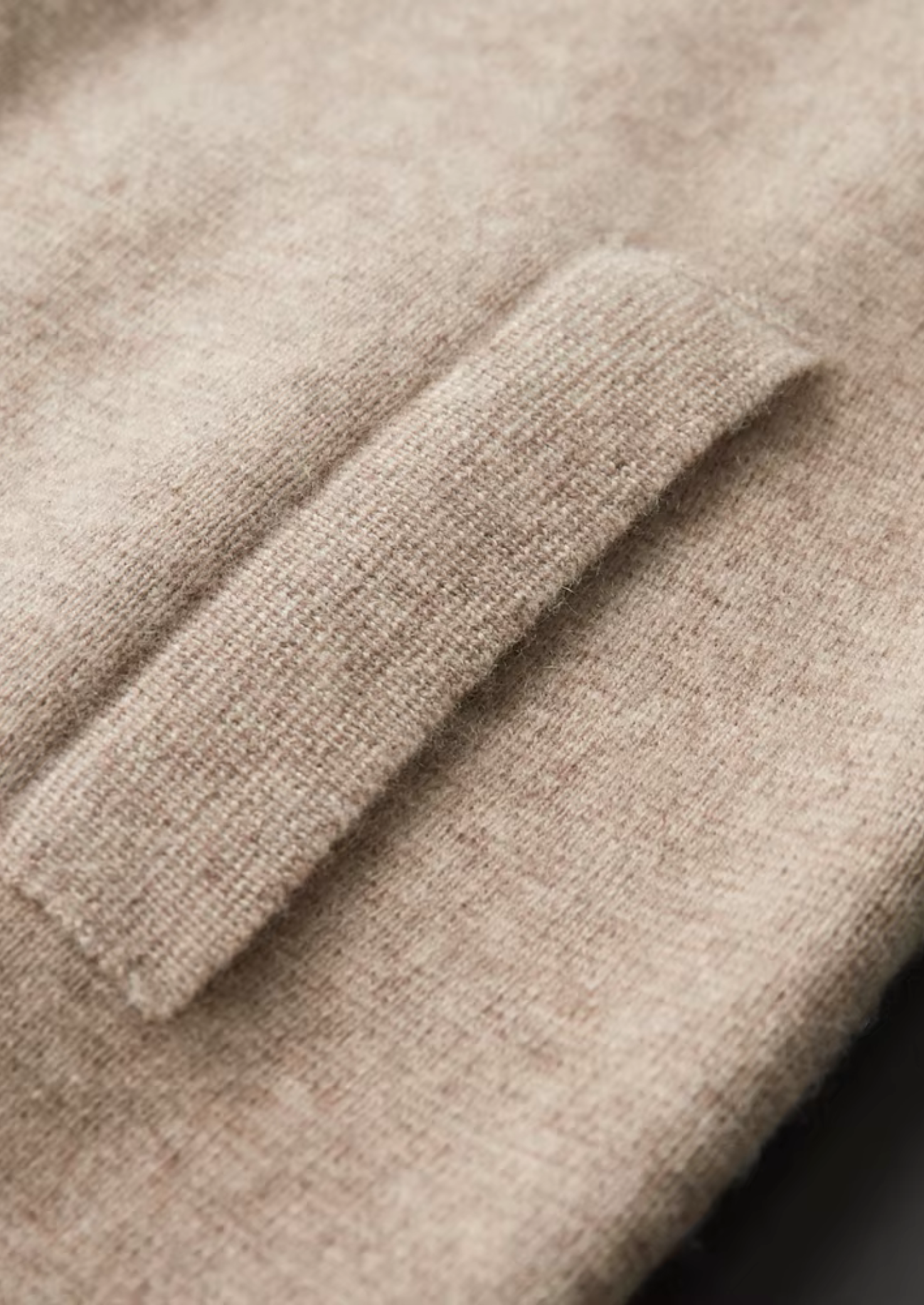 Men’s Zip-Up Knitted Cardigan – Soft Wool Blend with Classic Collar