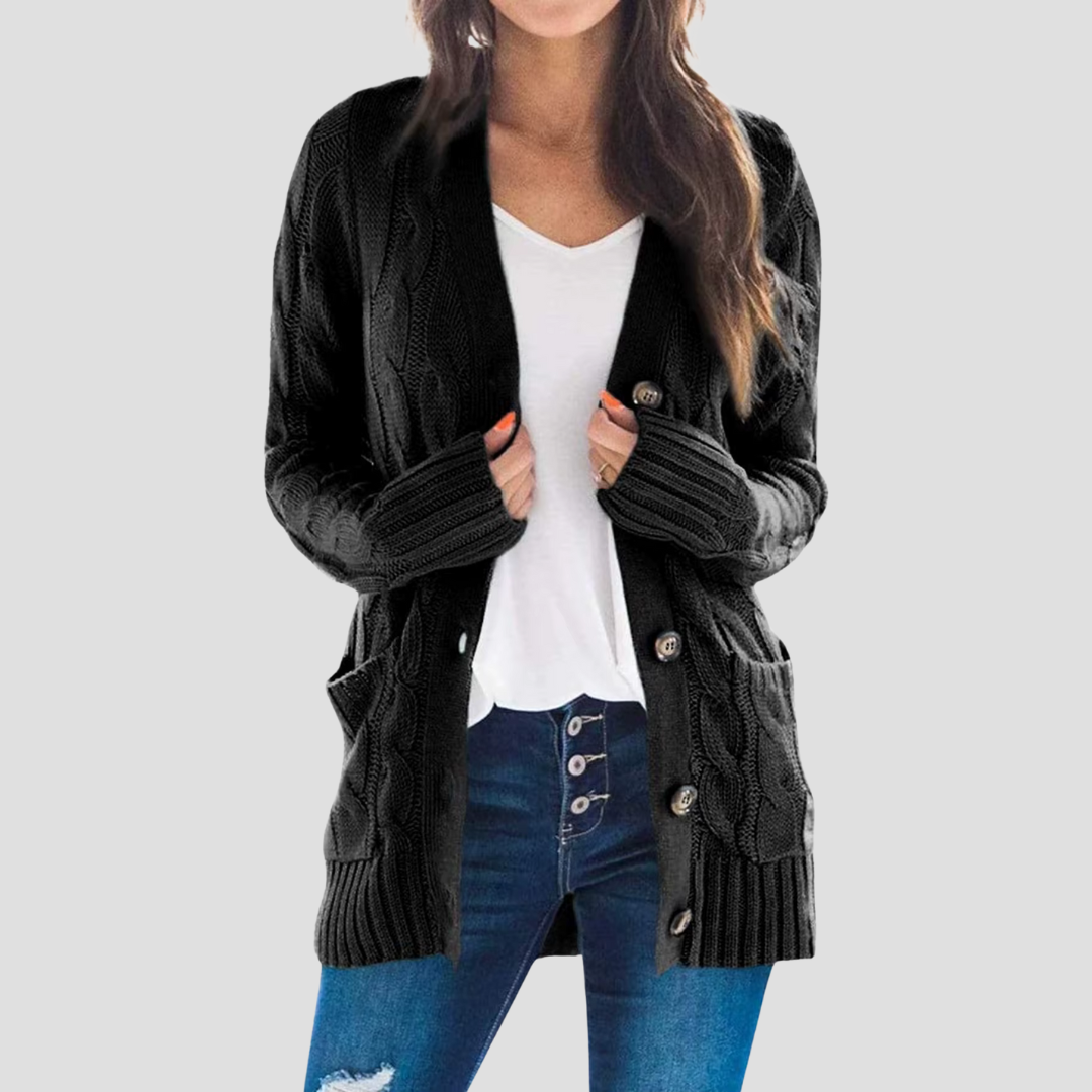 Josephine | Cable Knit Cardigan
