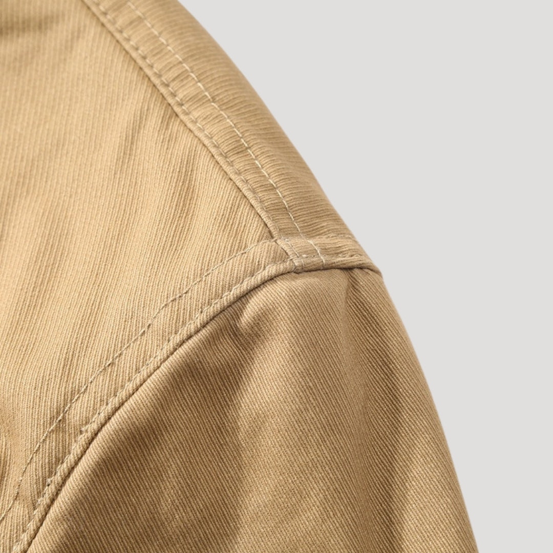 Men’s rugged workwear jacket fleece lined