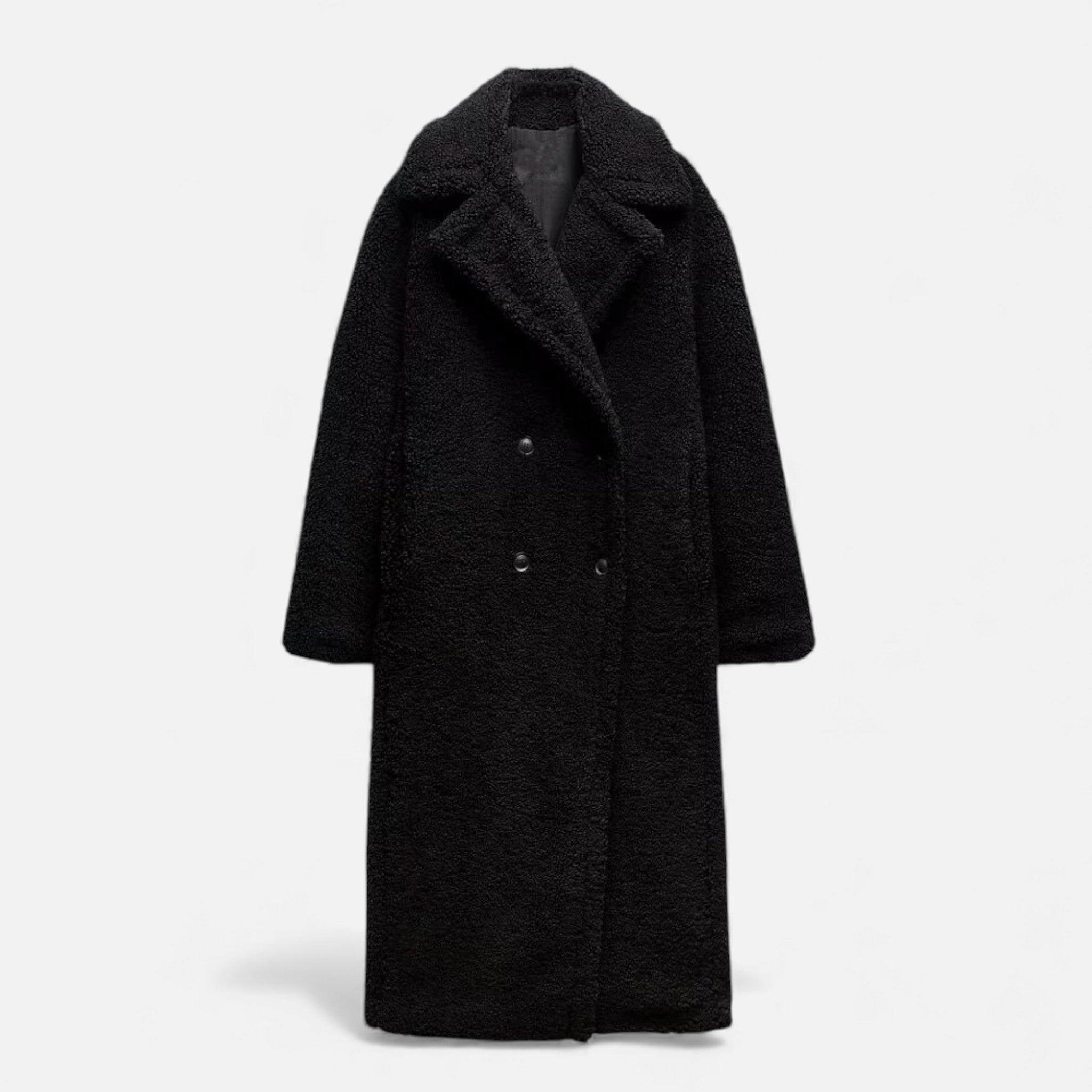 Maison Dresson| Women’s Long Double-Breasted Teddy Coat