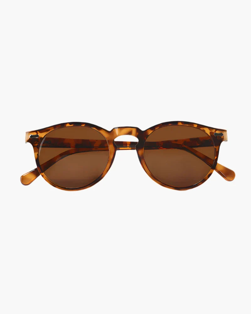 Men’s Round Transparent Frame Sunglasses – Classic UV400 Protection