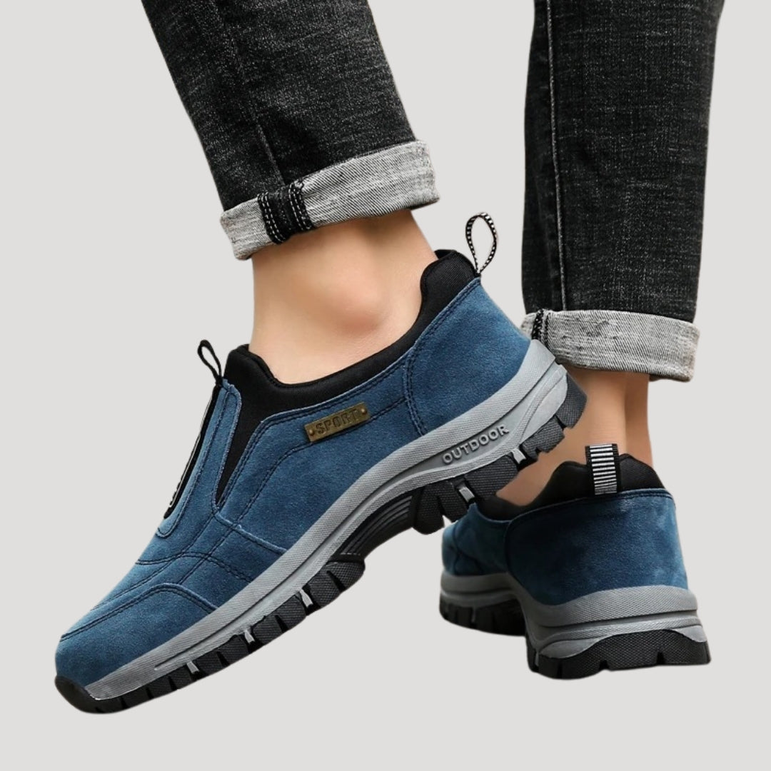 Men’s Slip-On Outdoor Hiking Sneakers – Anti-Slip, Lightweight & Durable