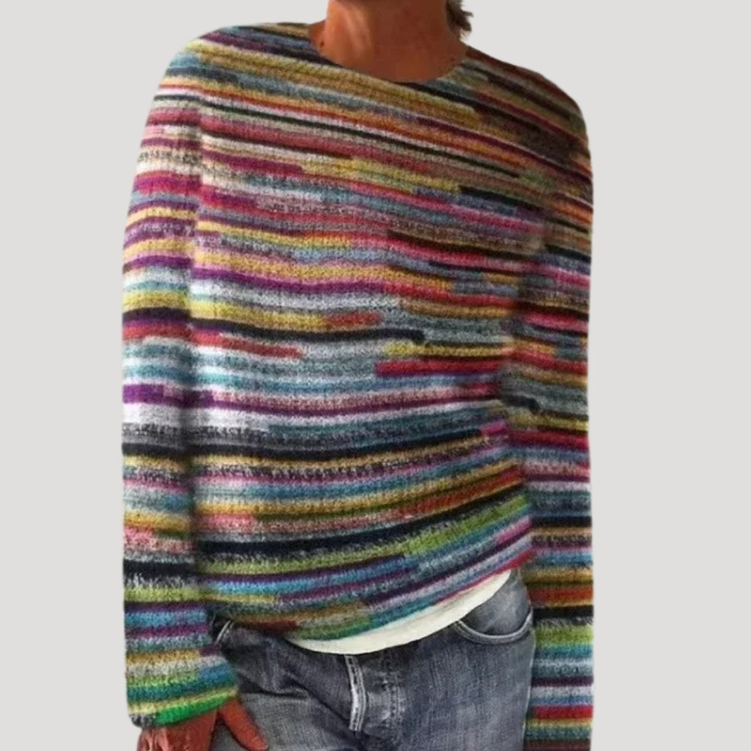 Women’s Nordic Pattern Knit Sweater – Soft & Cozy Winter Essential