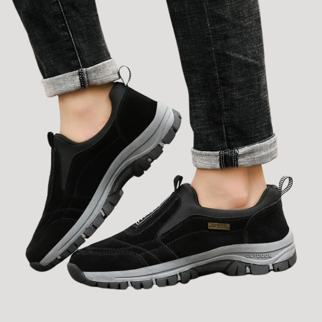 Men’s Slip-On Outdoor Hiking Sneakers – Anti-Slip, Lightweight & Durable