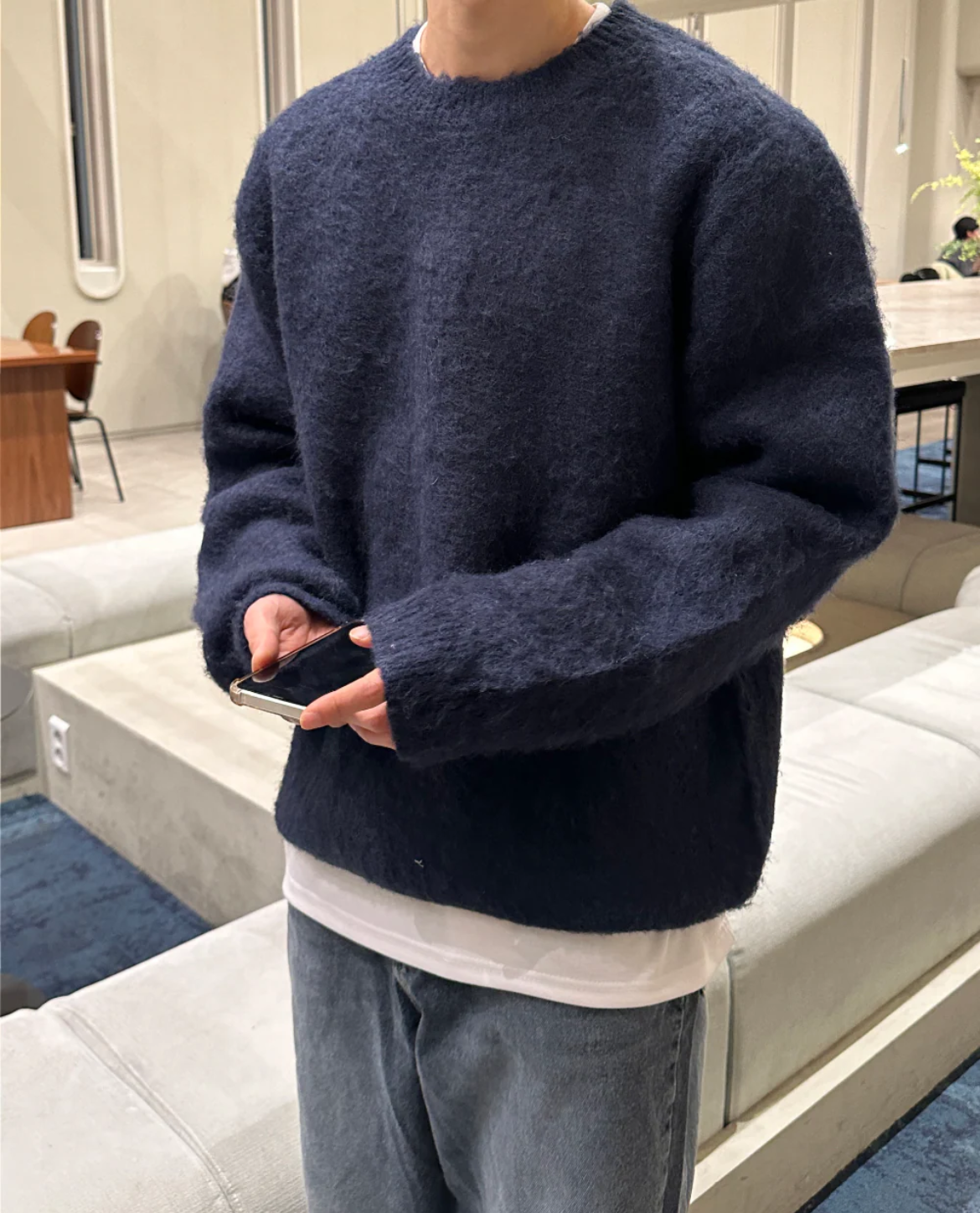 Ultra Soft Fluffy Knit Sweater