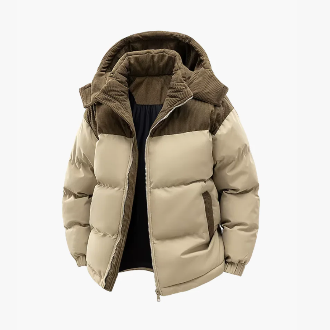 Men’s Heavyweight Puffer Jacket – Ultra-Warm, Windproof & Winter Ready