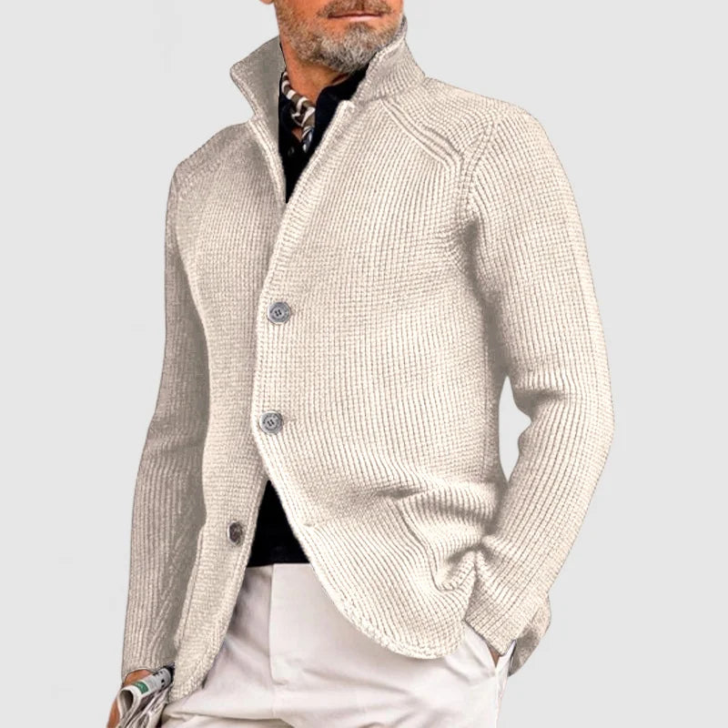 Men’s Premium Knitted Button Jacket – Soft, Warm & Smart Casual