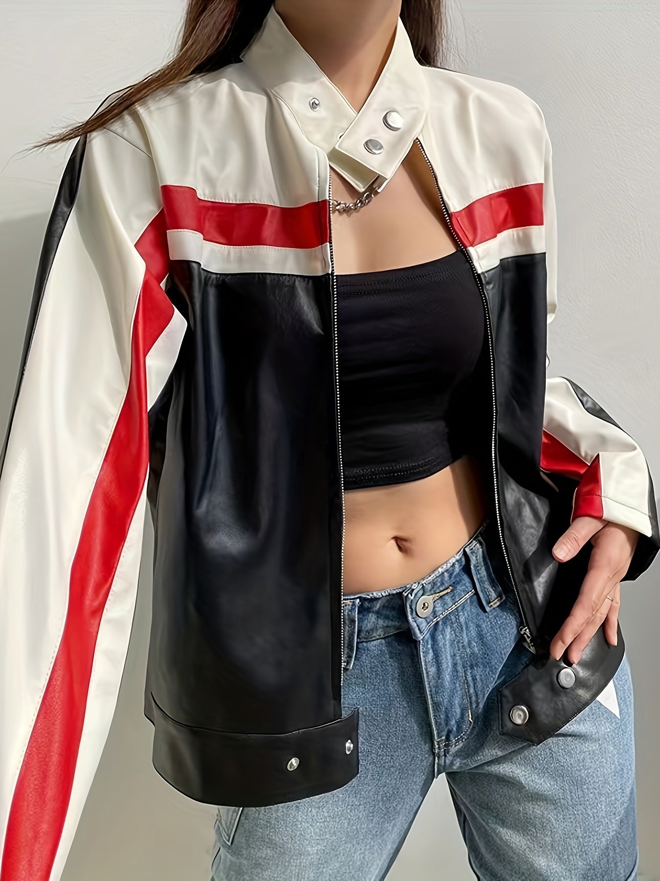 Striped Color Jacket