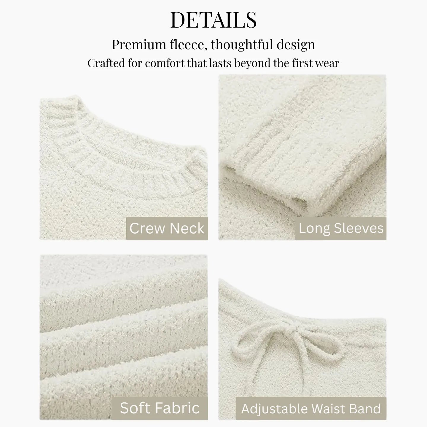 Women’s Soft Knit Loungewear Set – Jumper & Drawstring Trousers