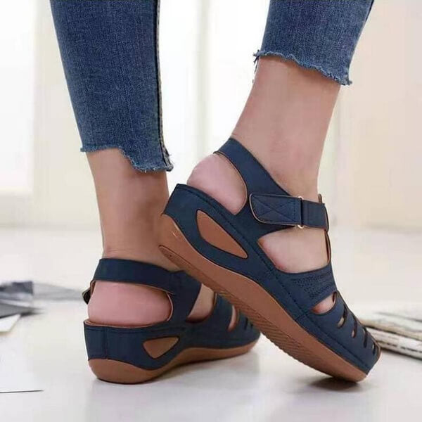 SoftStride Women’s Orthopedic Slip-On Sandals – Comfort Wedge Support