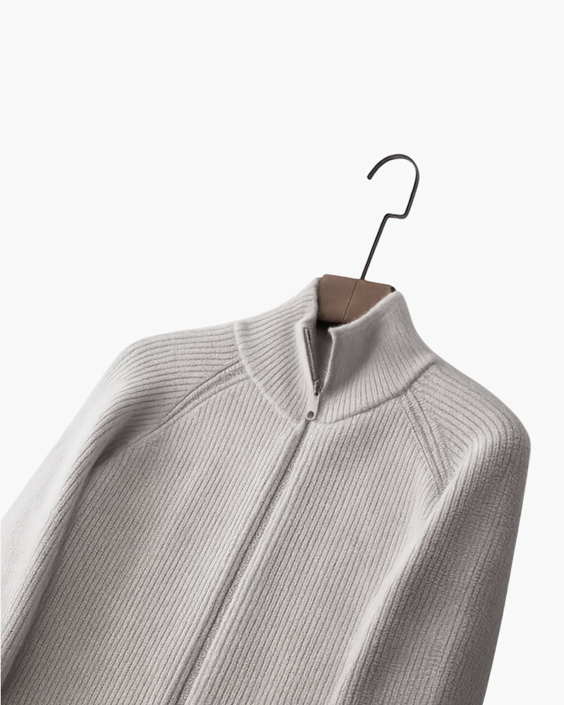 men’s knit sweater, half zip jumper, ribbed knit, cotton blend, casual winter wear