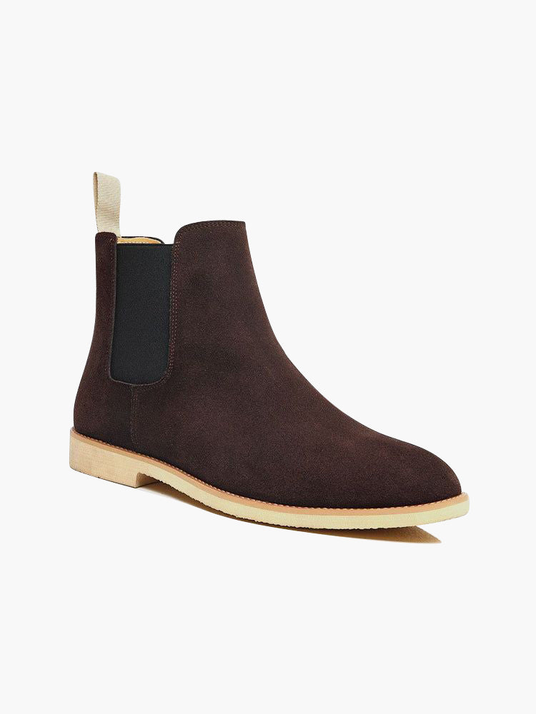 Men’s Classic Black Chelsea Boots – Premium Leather Look & Comfort Fit