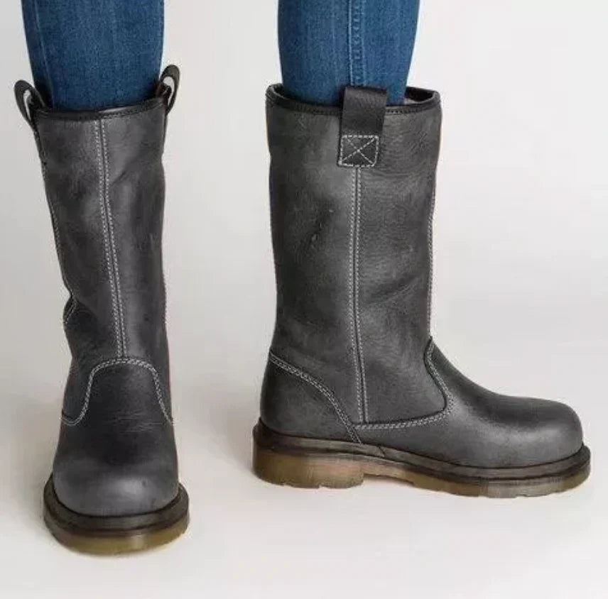 Glazel | Lined Leather Boots