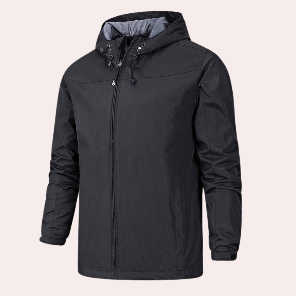 Men’s Lightweight Waterproof Windbreaker – All-Weather Outdoor Jacket