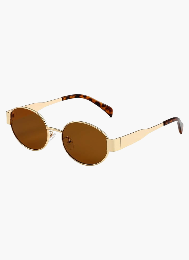 Retro Oval Vintage Oval Sunglasses – Unisex Fashion Shades