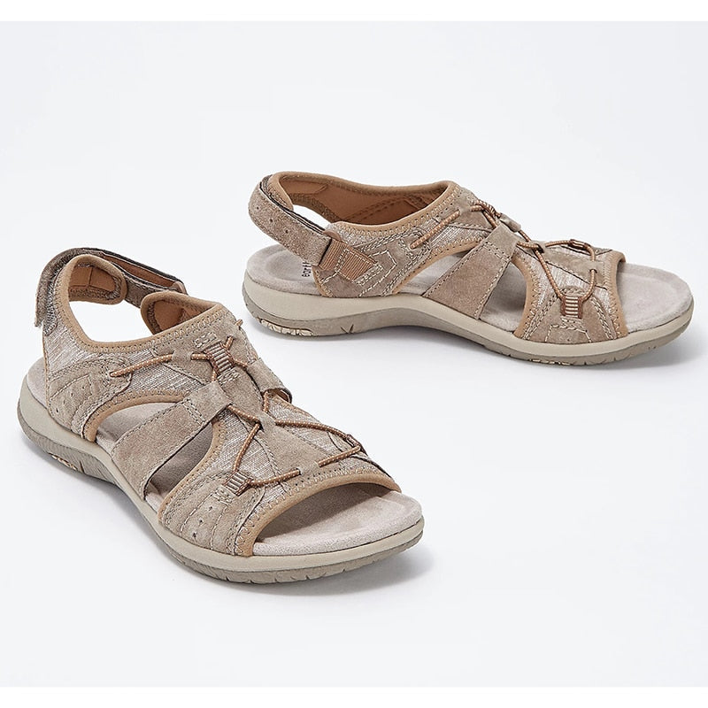 ComfortStep Women’s Orthopedic Walking Sandals – Adjustable & Lightweight