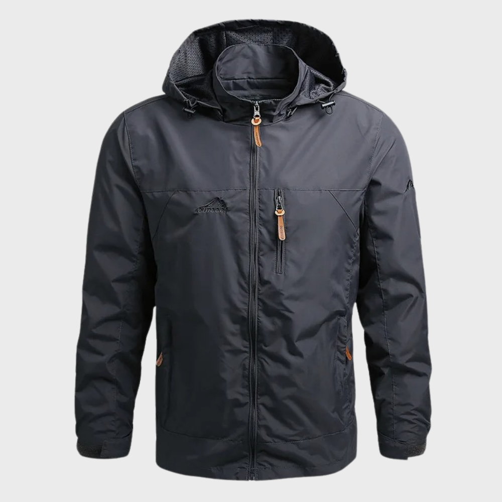 Men’s Outdoor Windbreaker Jacket – Lightweight Waterproof Adventure Shell