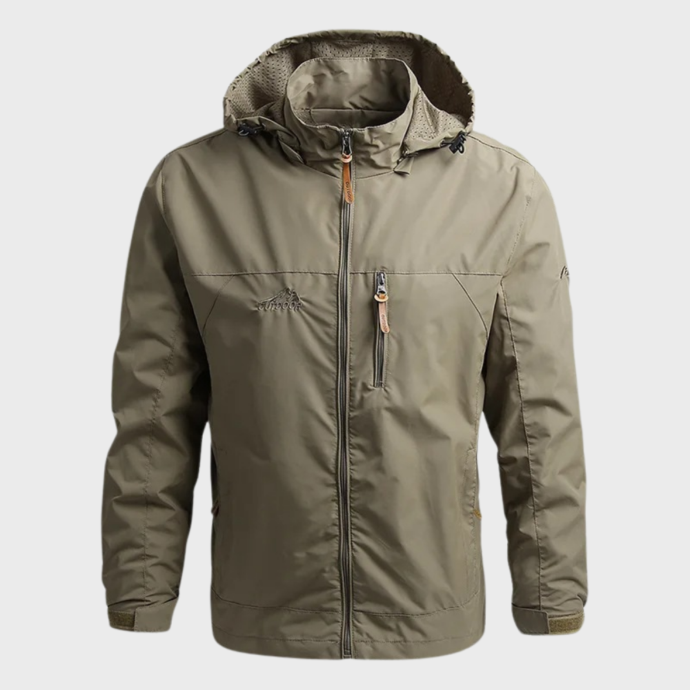 Men’s Outdoor Windbreaker Jacket – Lightweight Waterproof Adventure Shell