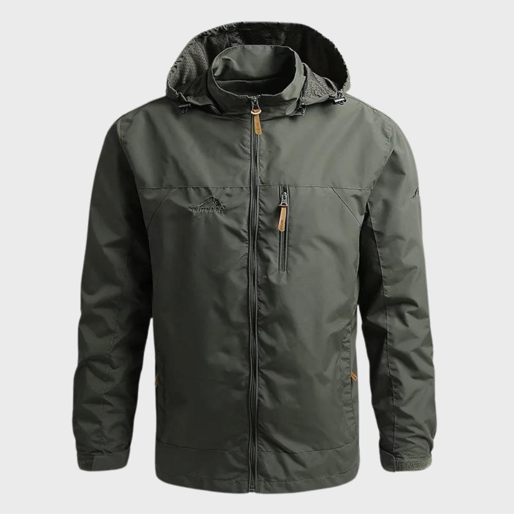 Men’s Outdoor Windbreaker Jacket – Lightweight Waterproof Adventure Shell