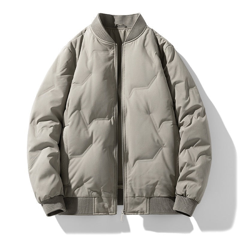Men’s Quilted Bomber Jacket – Modern Fit & Insulated Warmth