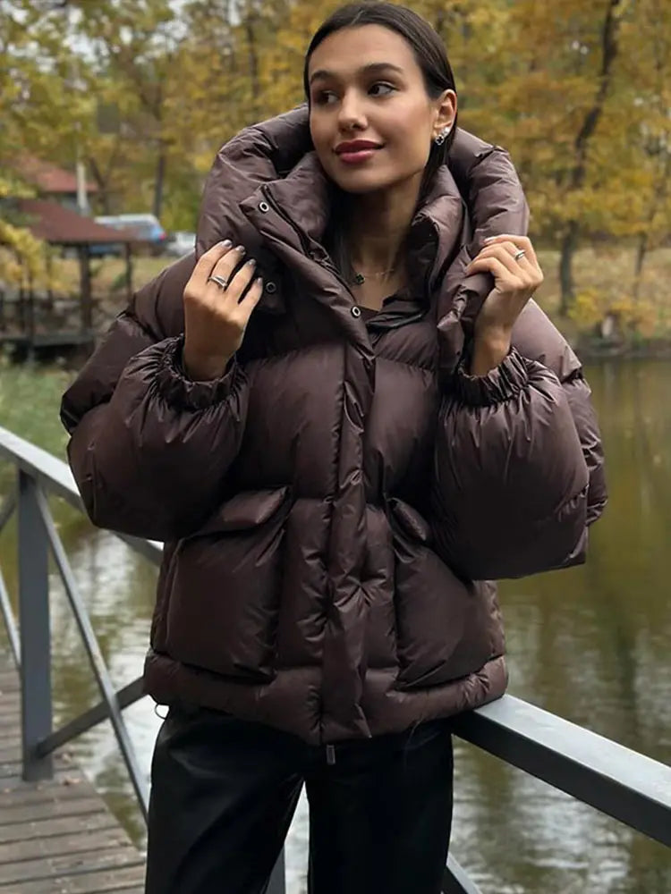 UltraWarm Oversized Puffer Jacket – Women’s Winter Coat