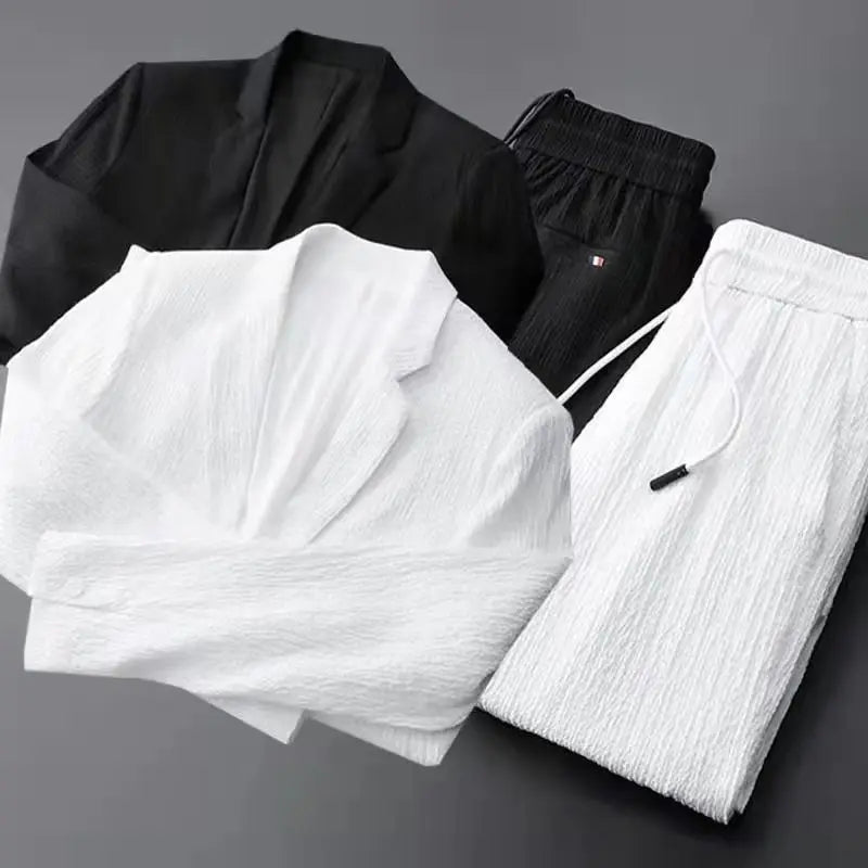 Men's Sophisticated Blazer and Pants Set