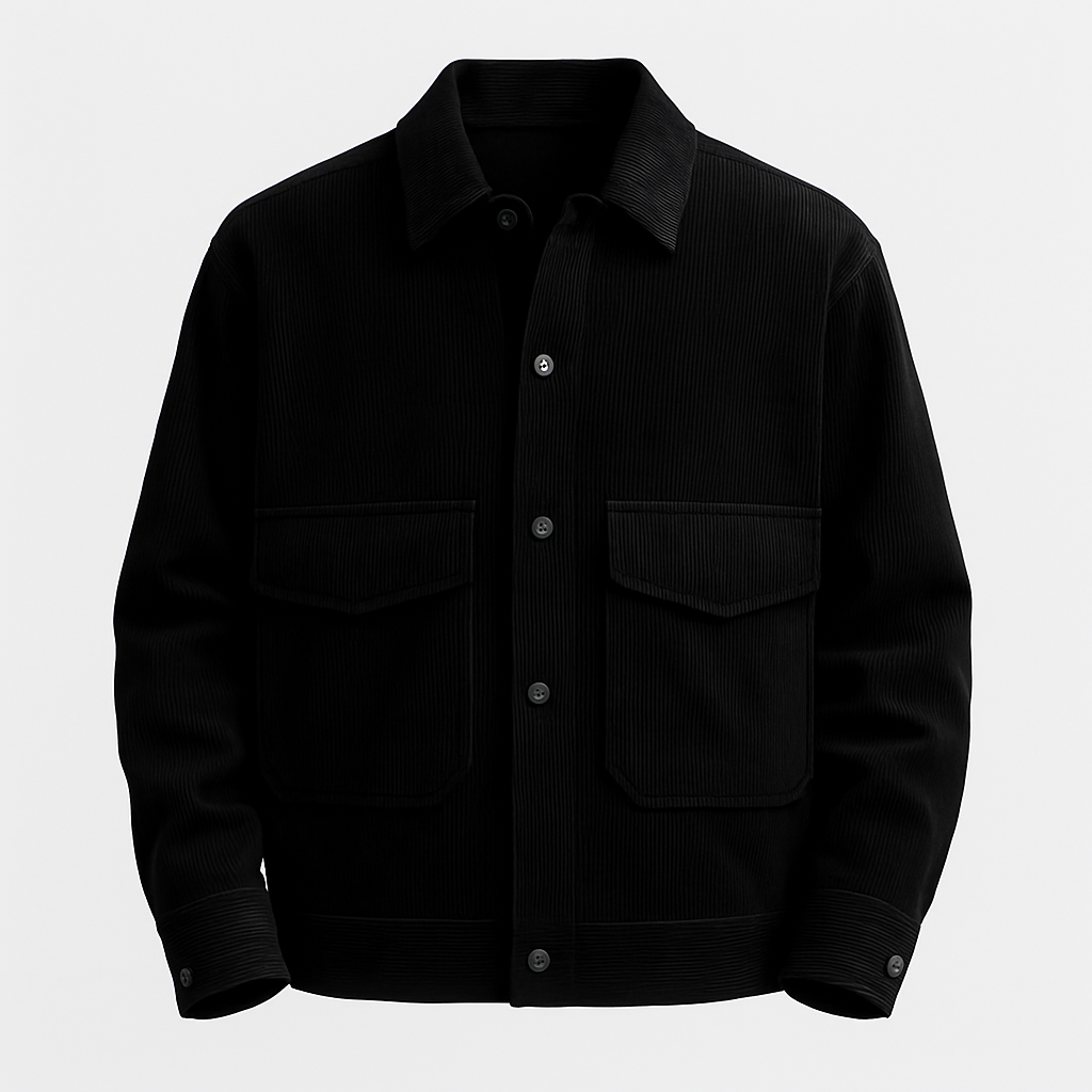 Men’s Corduroy Utility Jacket – Classic Workwear Style
