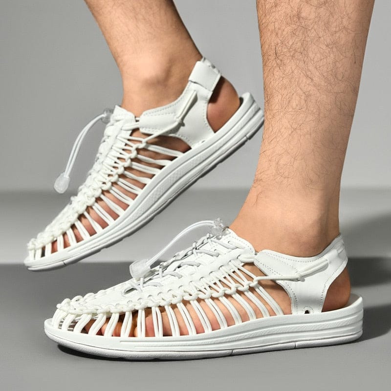 Men’s Woven Sports Sandals – Breathable Comfort & Modern Style