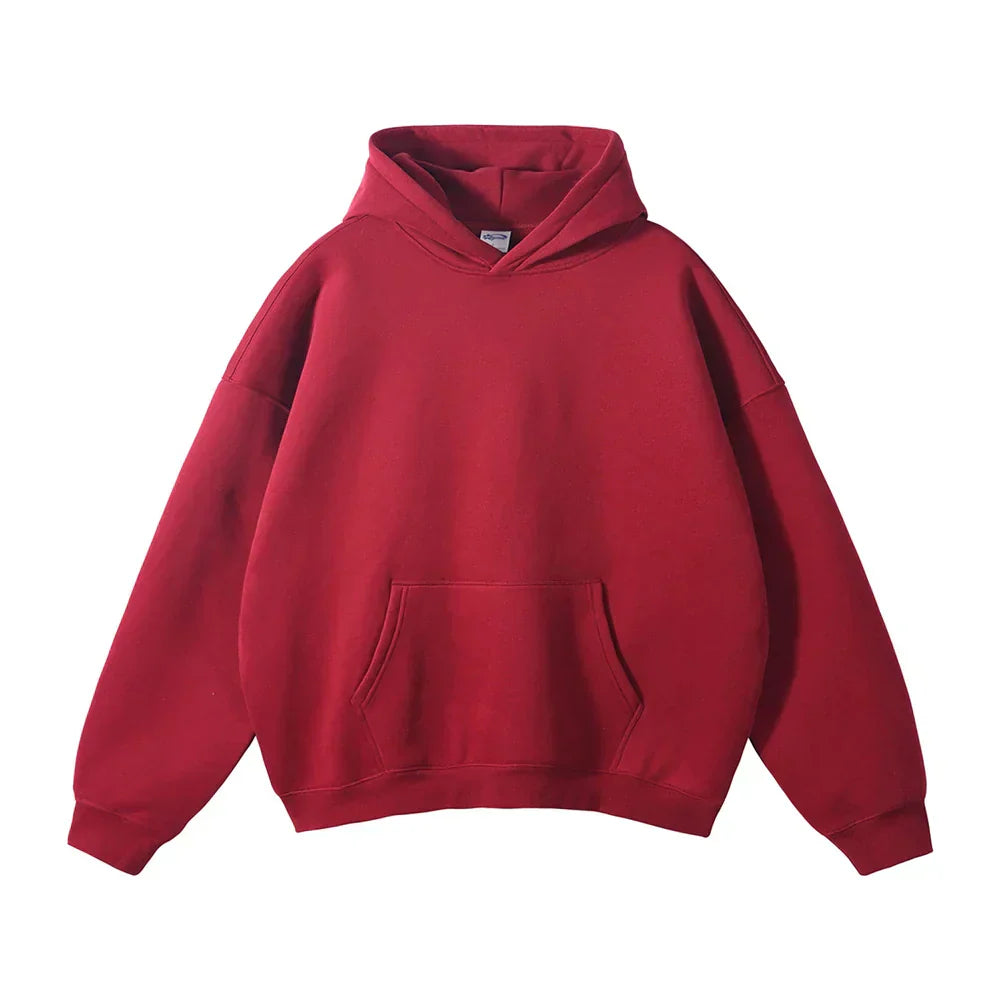 Essential Oversized Hoodie – Soft Cotton Comfort in Sky Blue