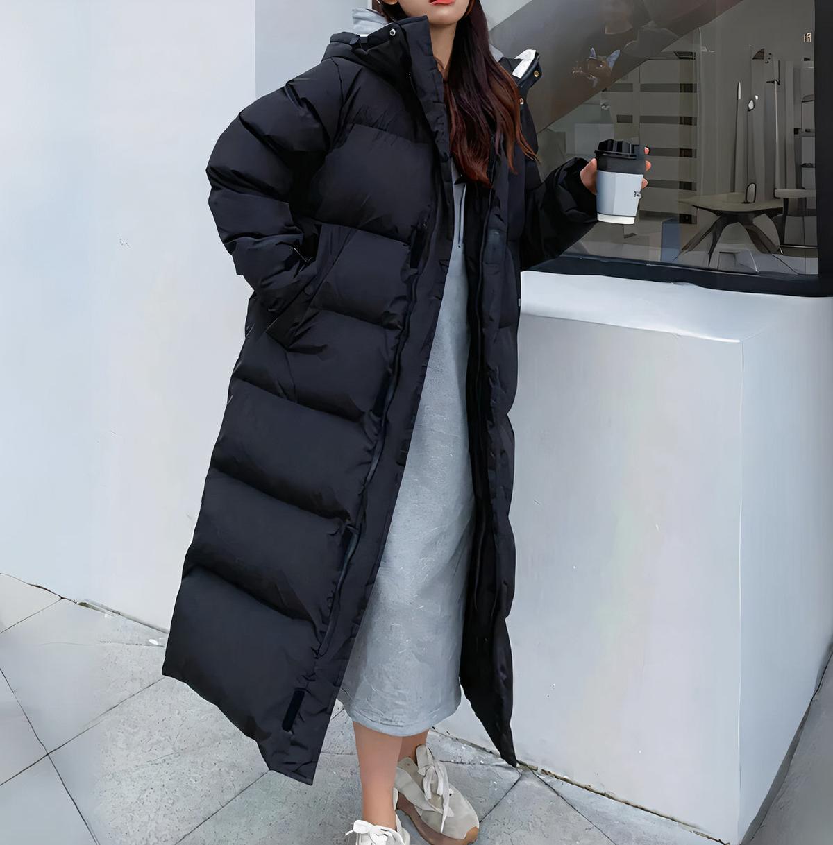 Women's Long Water and Windproof Winter Parka