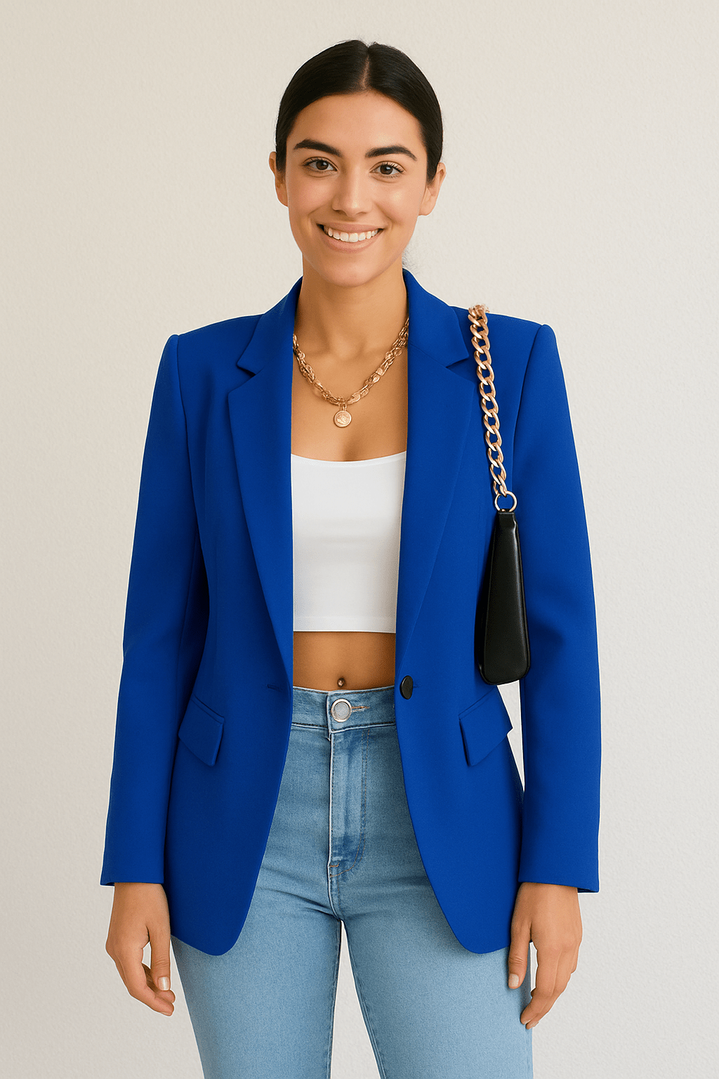 ChicTailor Women’s Fitted Blazer – Elegant Single-Breasted Jacket
