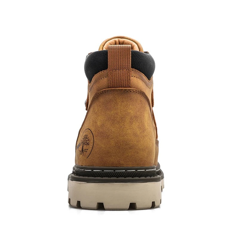 Rugged Outdoor Leather Boots – Durable Men’s Work & Casual Ankle Boots