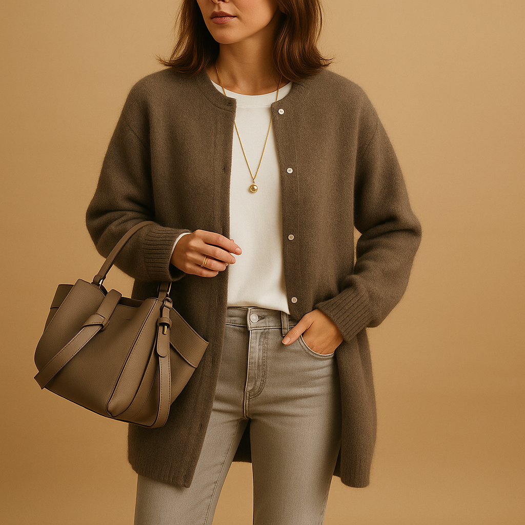 Soft Knit Button Cardigan – Elegant, Cosy & Effortlessly Timeless