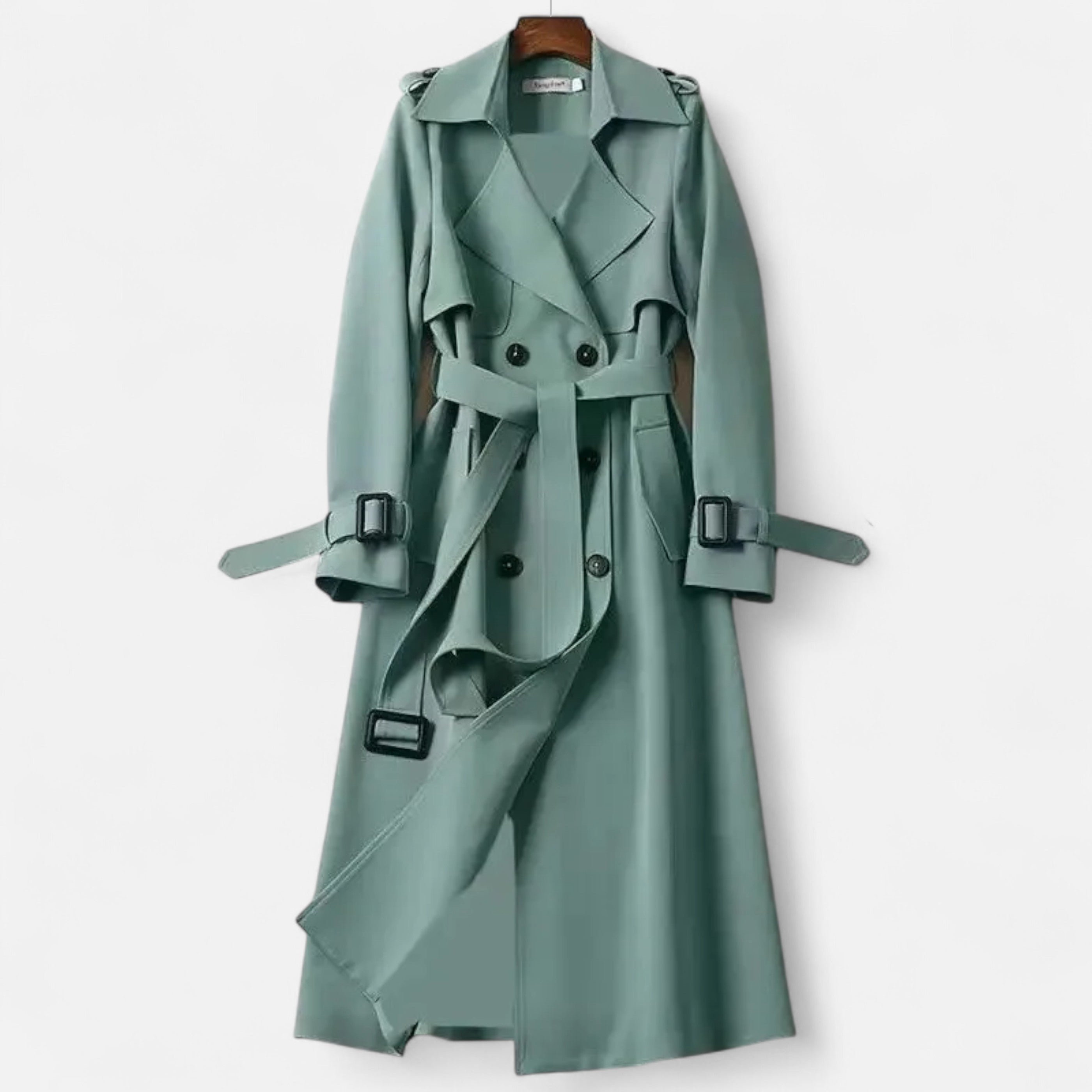 Premium Long Trench Coat – Women’s Classic Tailored Elegance
