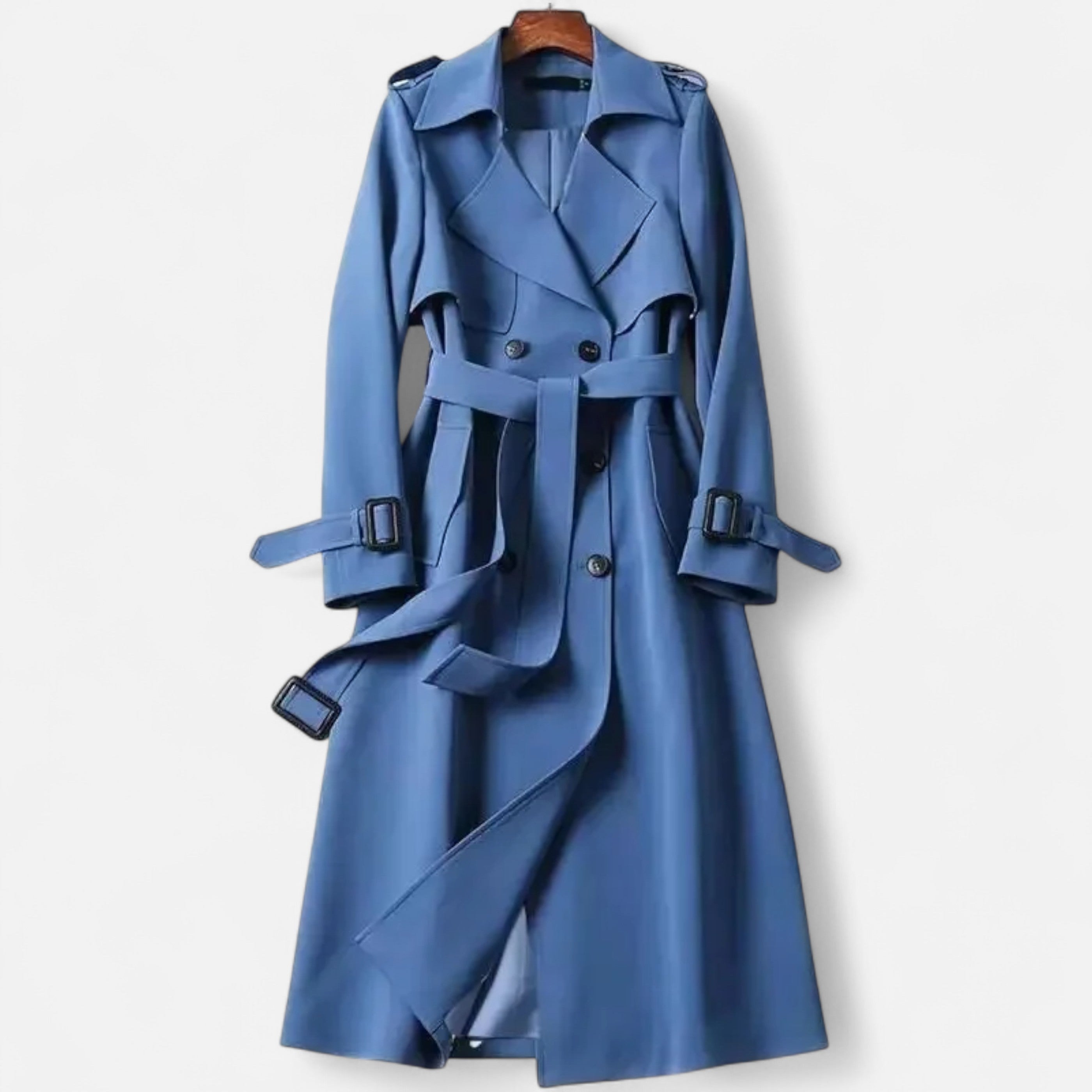 Premium Long Trench Coat – Women’s Classic Tailored Elegance
