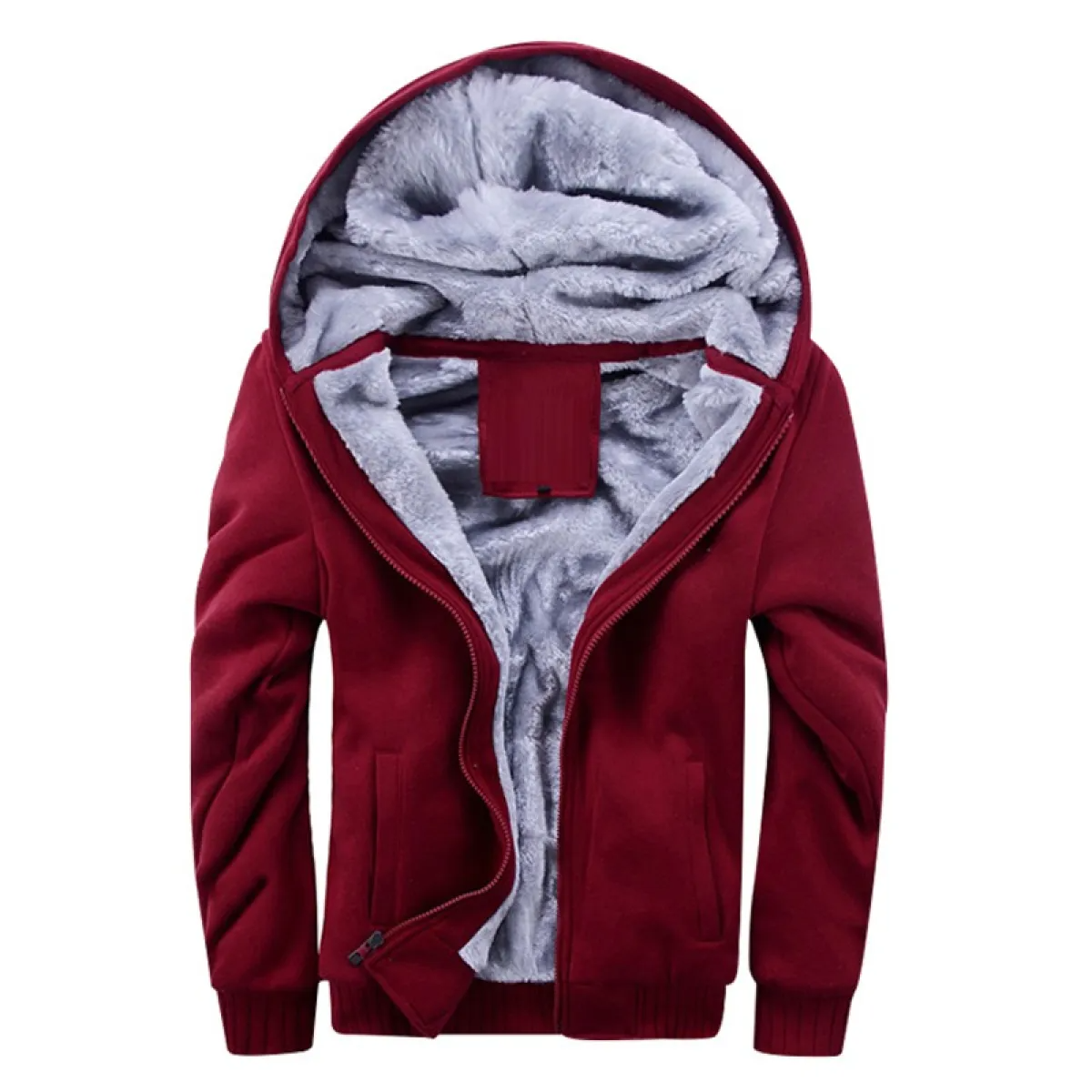 Men’s Ultra-Warm Sherpa Fleece Hoodie – Thick, Soft & Winter Ready