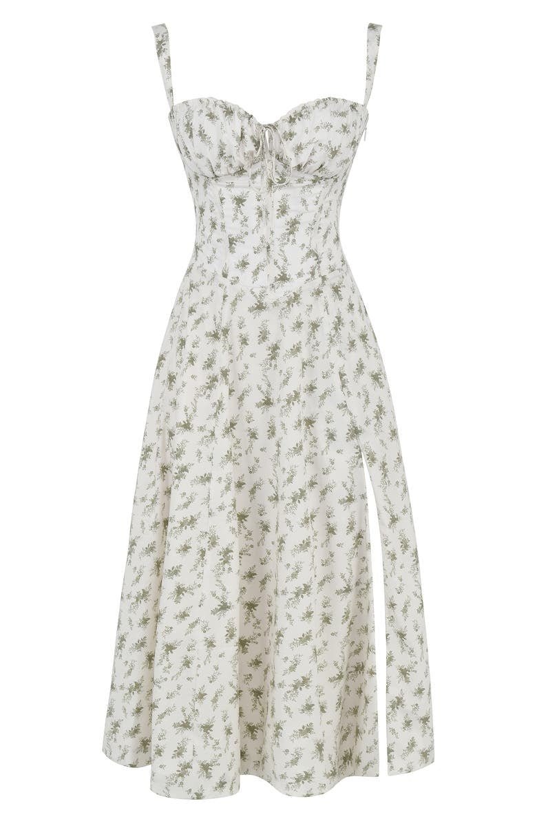 Corset Midi Dress for Women | Elegant Silhouette