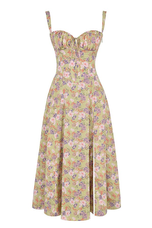 Corset Midi Dress for Women | Elegant Silhouette