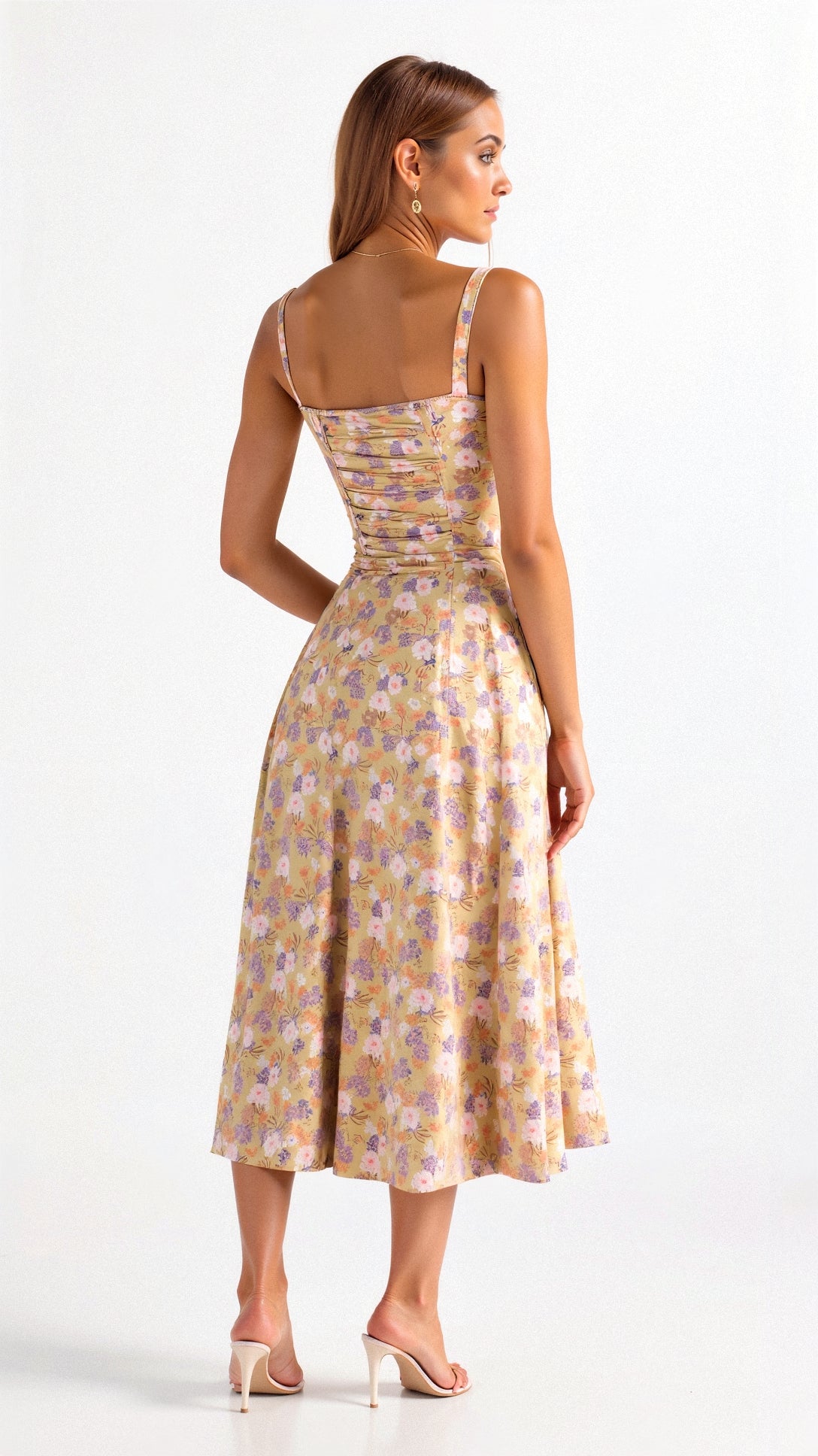 Corset Midi Dress for Women | Elegant Silhouette