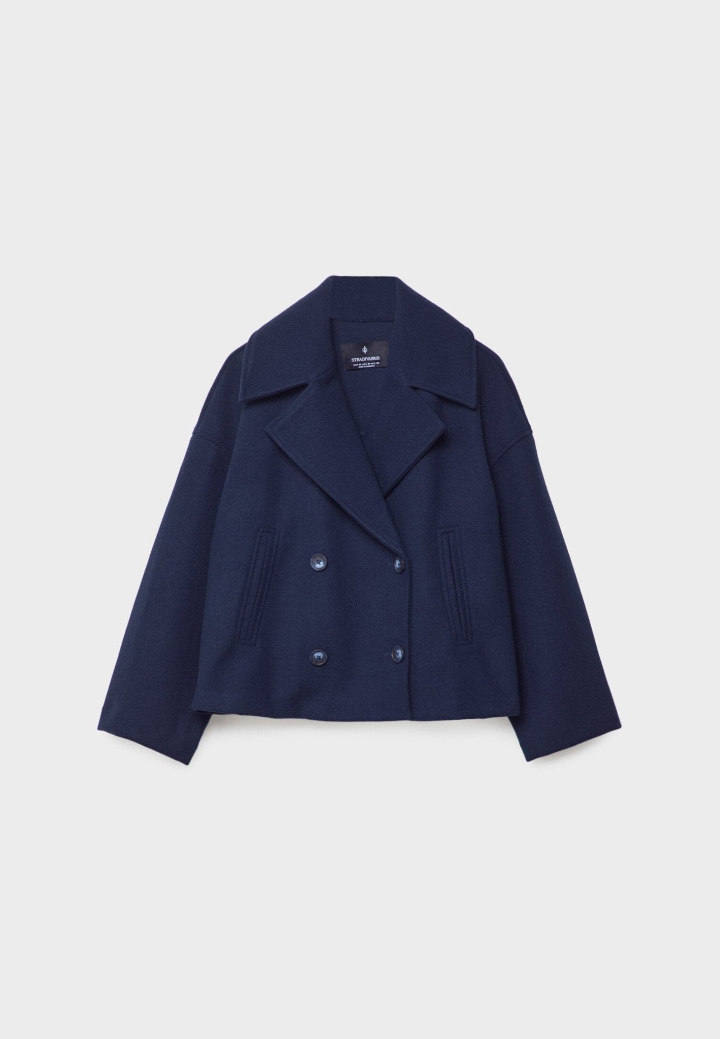 Women’s Short Double-Breasted Jacket – Tailored Fit