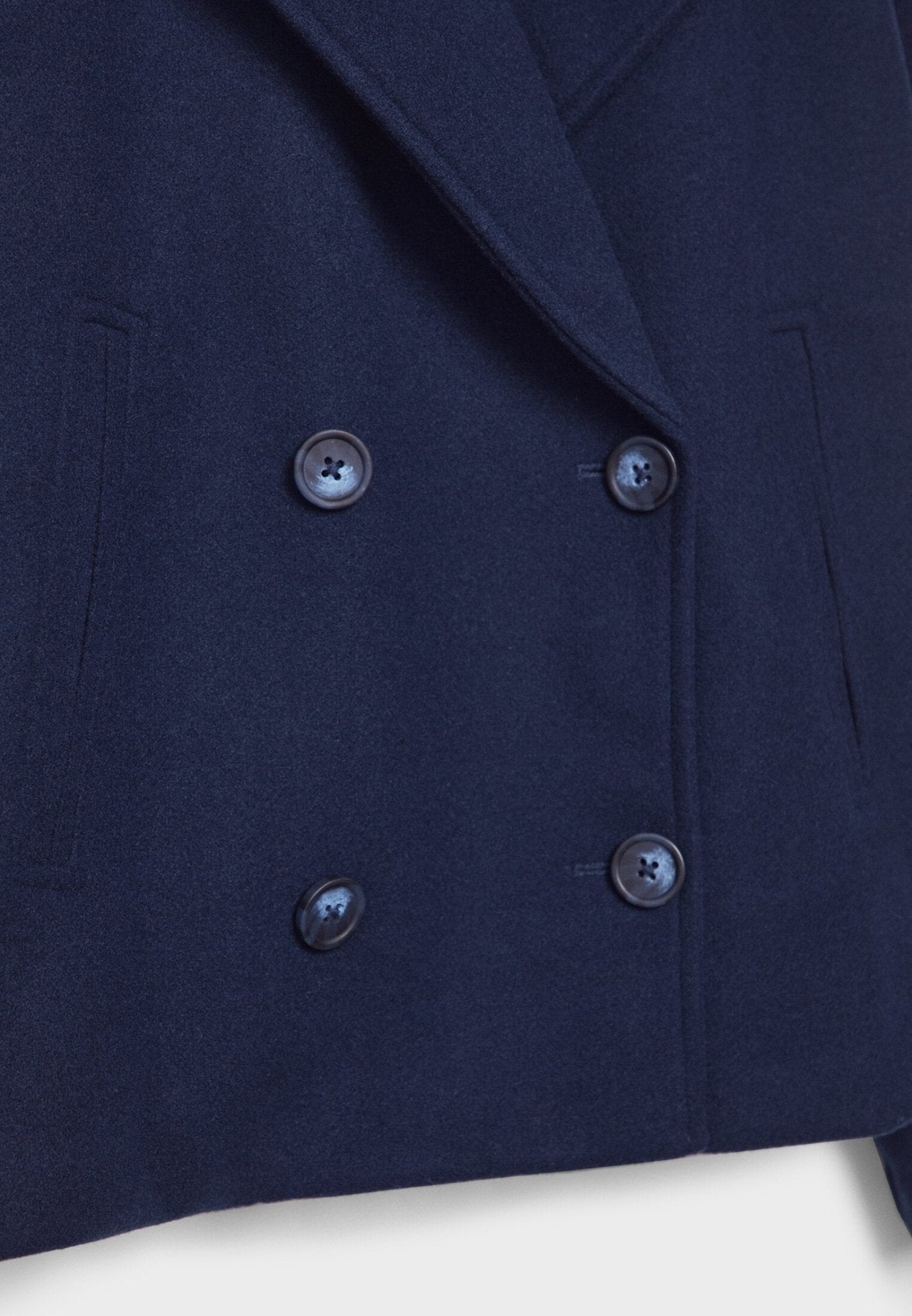 Women’s Short Double-Breasted Jacket – Tailored Fit