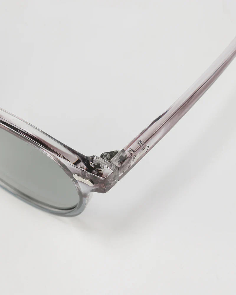 Men’s Round Transparent Frame Sunglasses – Classic UV400 Protection