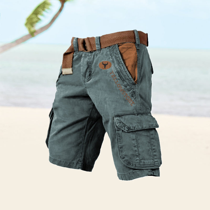 Men’s Yellowstone Cargo Shorts – Utility Style & Summer Comfort