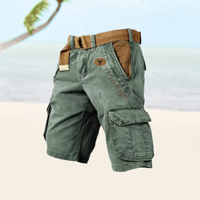Men’s Yellowstone Cargo Shorts – Utility Style & Summer Comfort