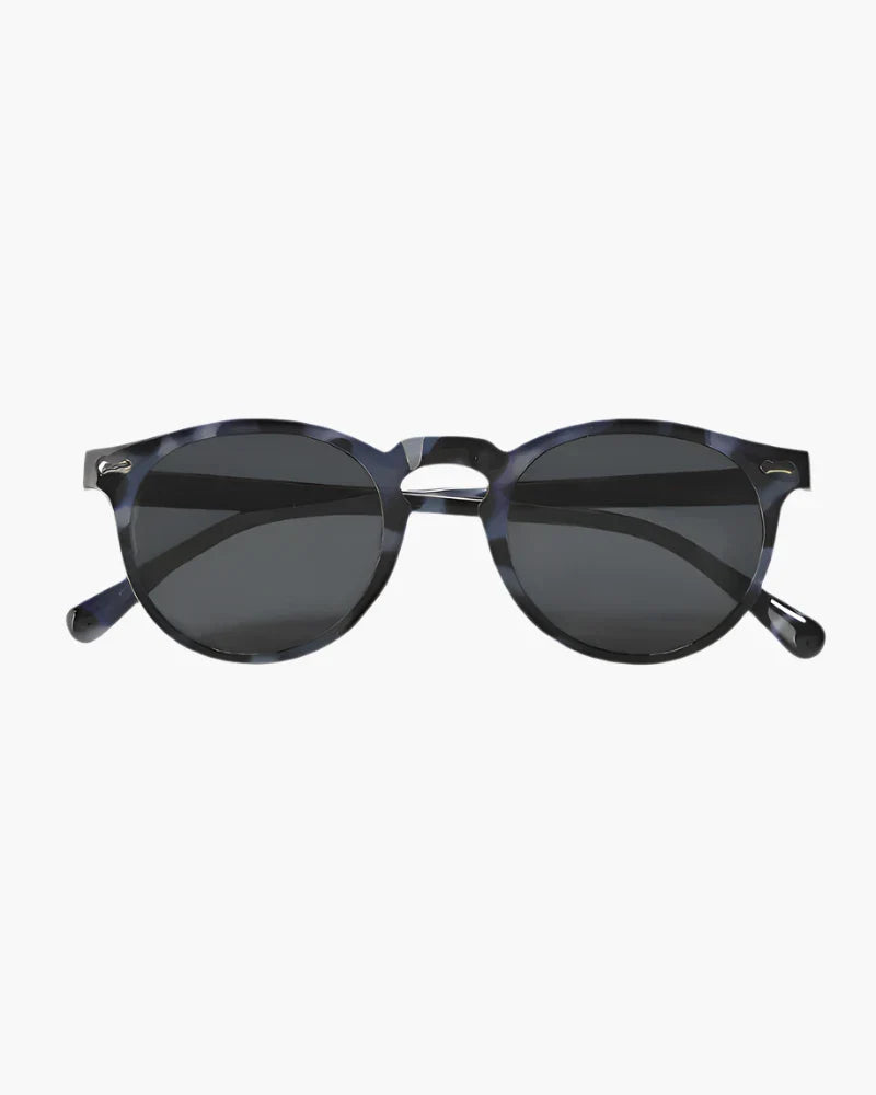 Men’s Round Transparent Frame Sunglasses – Classic UV400 Protection