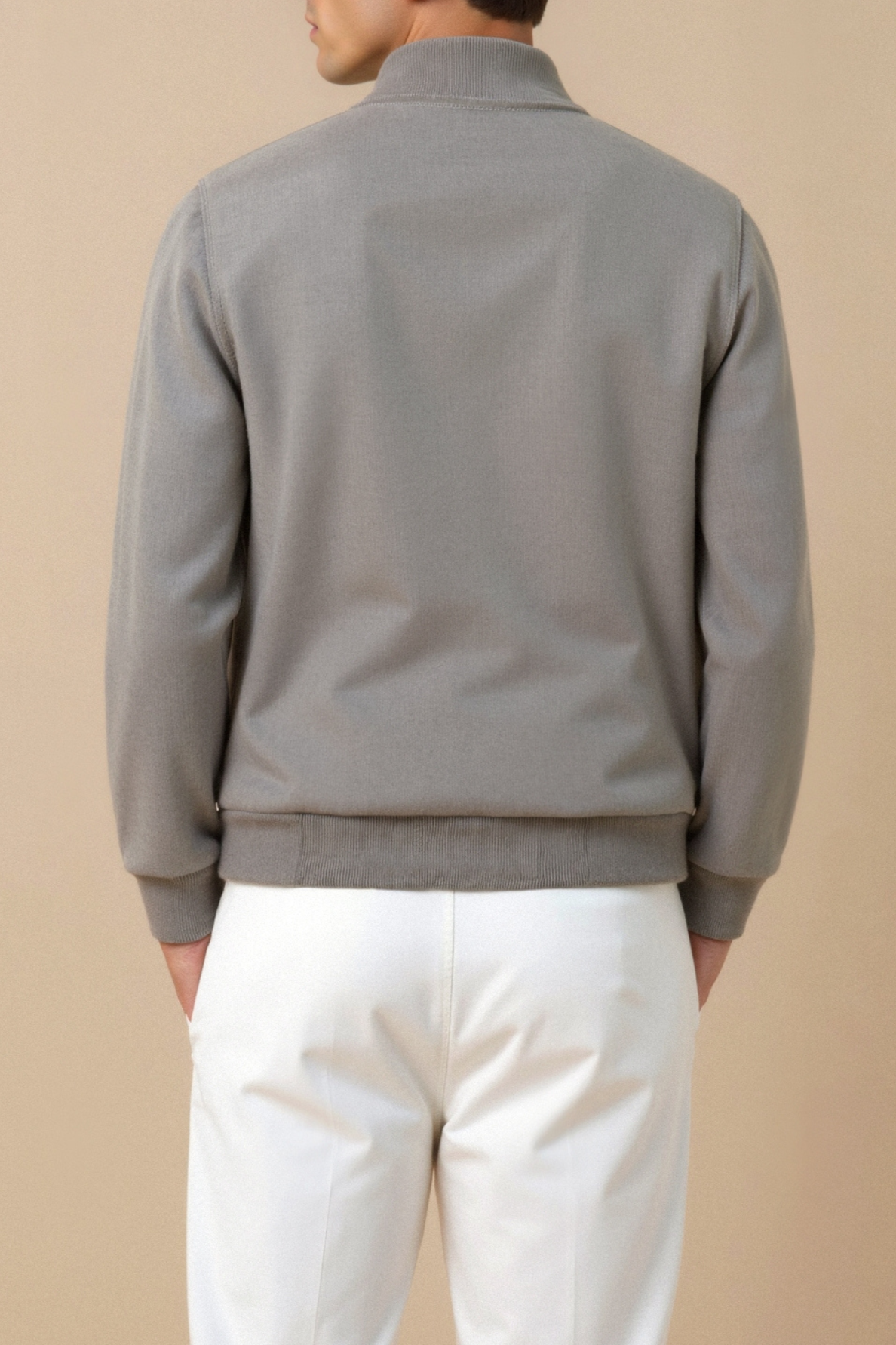 Men’s Minimalist Bomber Jacket – Sleek Lightweight Design & Modern Street Style
